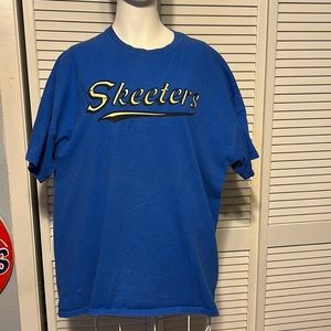 Roger Clemens #21 Sugar Land  Skeeters T-Shirt Size XL Color Blue